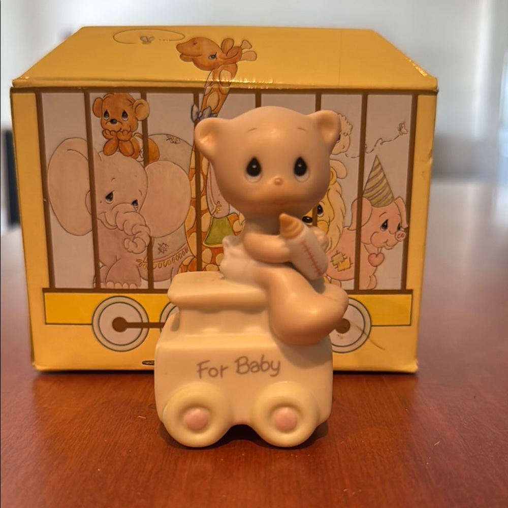 Precious Moments Cream Decor Accent Figurine may your birthday be warm